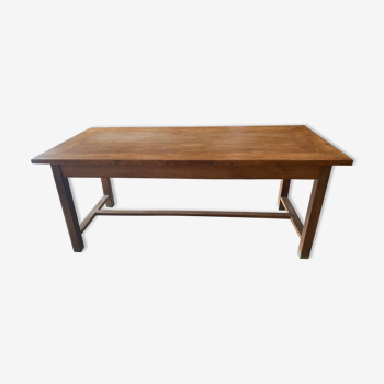 Solid wood farmhouse table