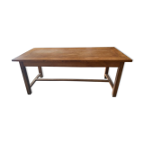 Solid wood farmhouse table