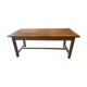 Solid wood farmhouse table