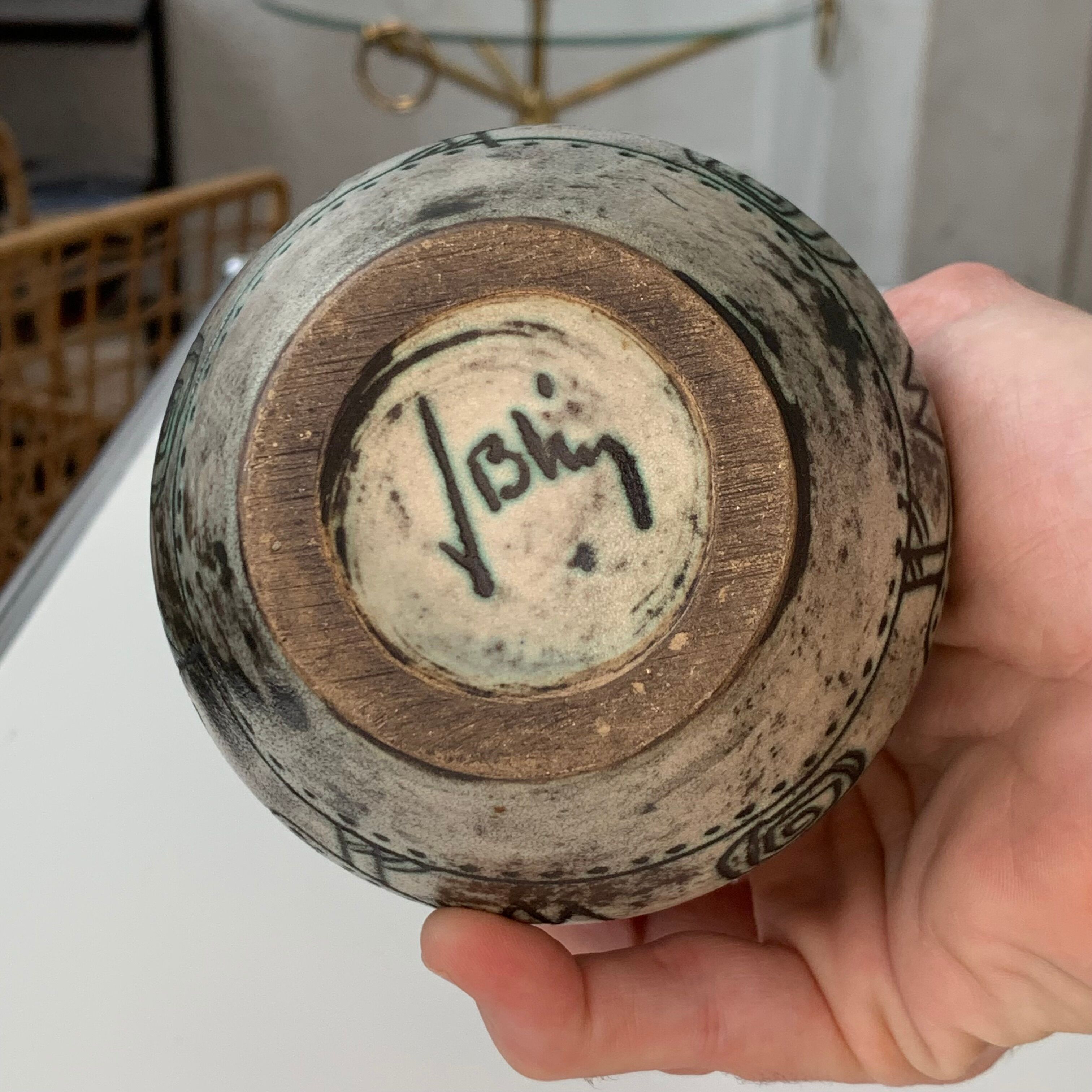 Modernist vase by Jacques Blin