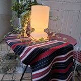 Vintage white opaline lamp