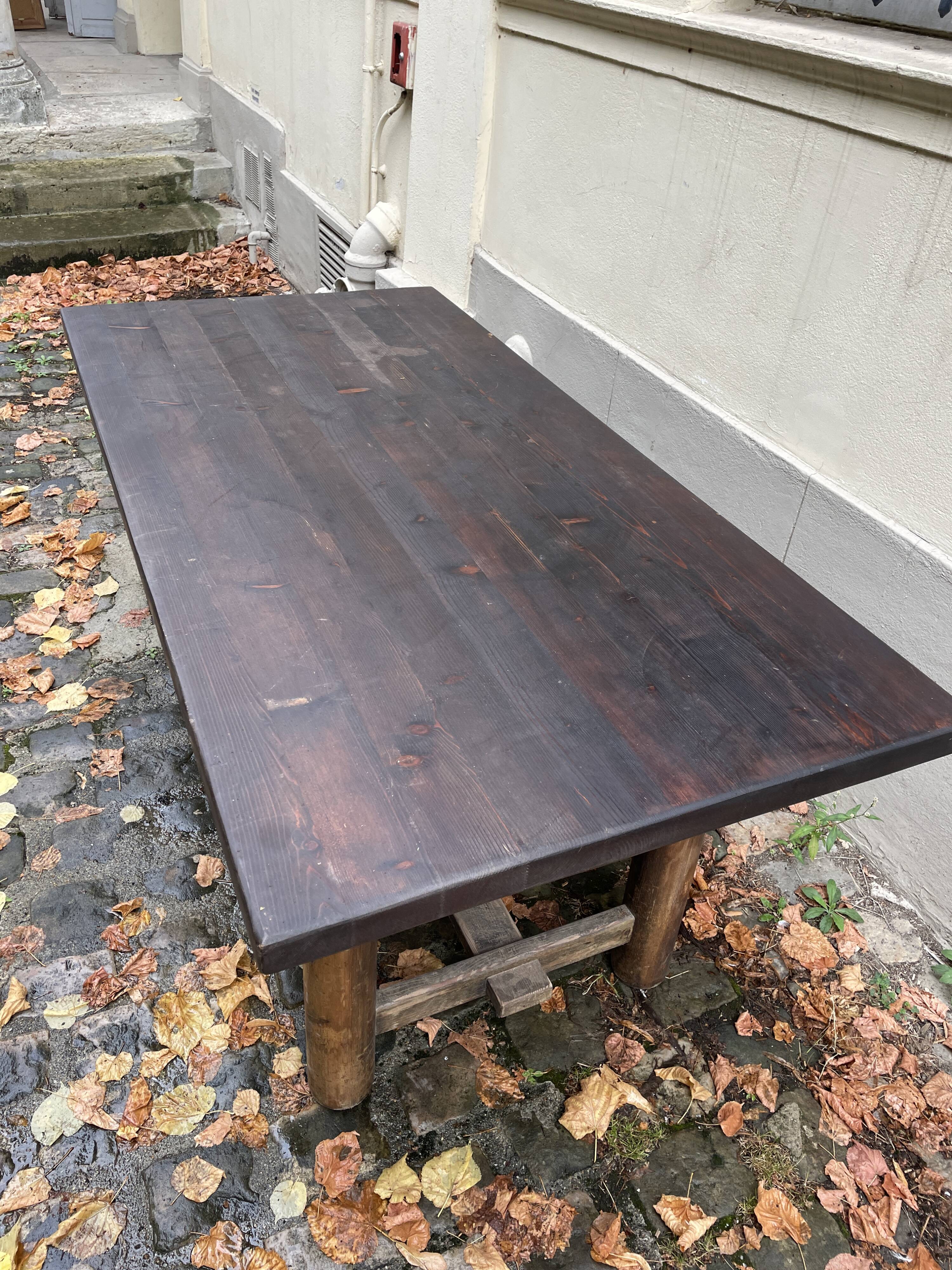 Rustic farmhouse table