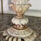 Pair of marble and alabaster candlesticks circa 1880