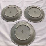 Lot 3 assiettes vintage