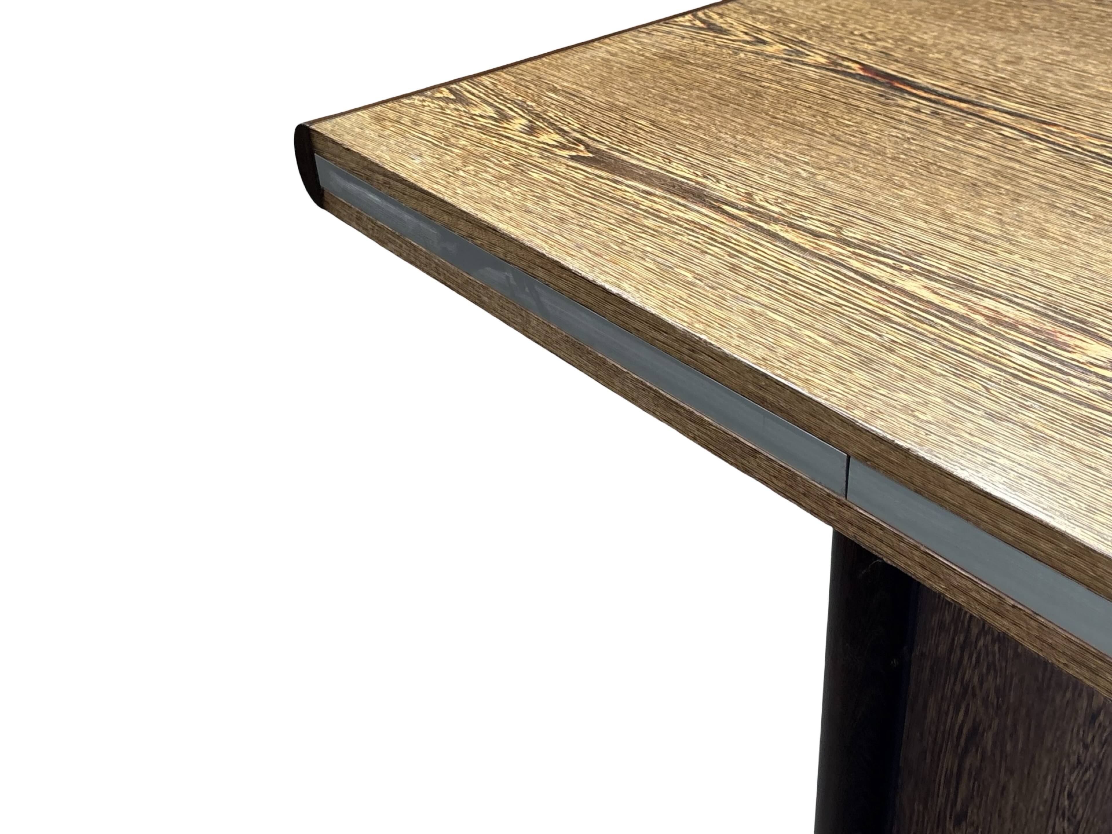 Vintage executive desk - large desk wenge 70s design