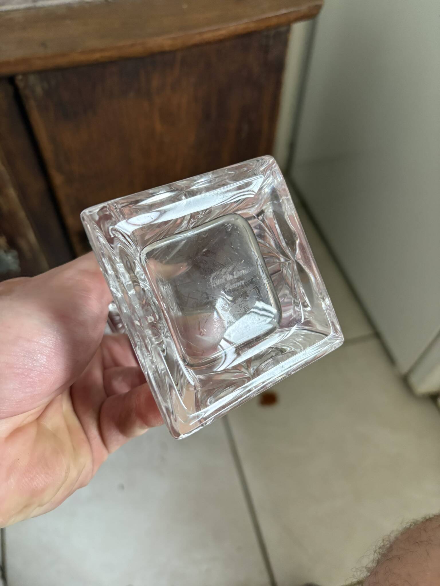 Ancien Carafe Liqueur Cristal Lorraine