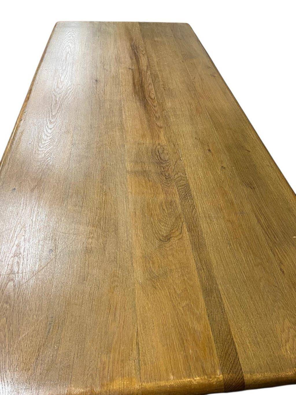 XL vintage dining table in solid wood