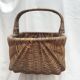 Wicker basket basket with vintage handle size: height -34cm- width -40cm - prof-29cm