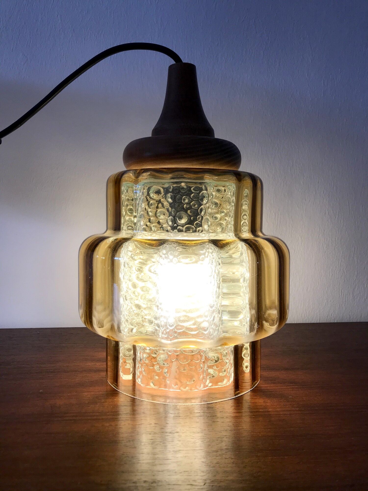 Vintage Scandinavian pendant lamp 60s Carl Fagerlund