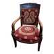 Fauteuil style empire en acajou
