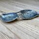 Double silvered bowl signed Derriey Art Nouveau