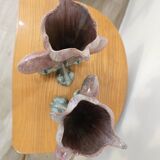 Pair of glazed ceramic vases