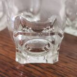 Set of 9 French Cordial BVB aperitif glasses