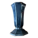 Antique enamelled cast iron vase