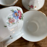 Small faceted bowls - porcelain