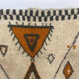Handmade wool berber rug 250 x 150 cm