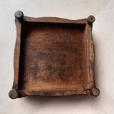 Napoleon III red velvet footrest