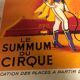Affiche ancienne cirque pinder ortf la piste aux étoiles