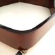 Table basse italienne vintage sur roulettes, années 1970