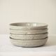 Set of 4 hollow plates in sandstone of the Marais