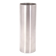 Large minimalist cylindrical steel vase, 1970s