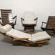 Series of 4 relax armchairs from the 60s/70s by Triconfort