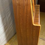 Bureau bibliothèque en teck rétro des années 60 (environ 1960) Un meuble fantastique et polyvalent