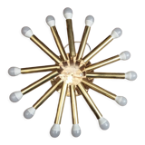 Ceiling lamp 14 brass bulbs