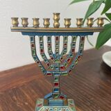 Menorah nine-branched candlestick