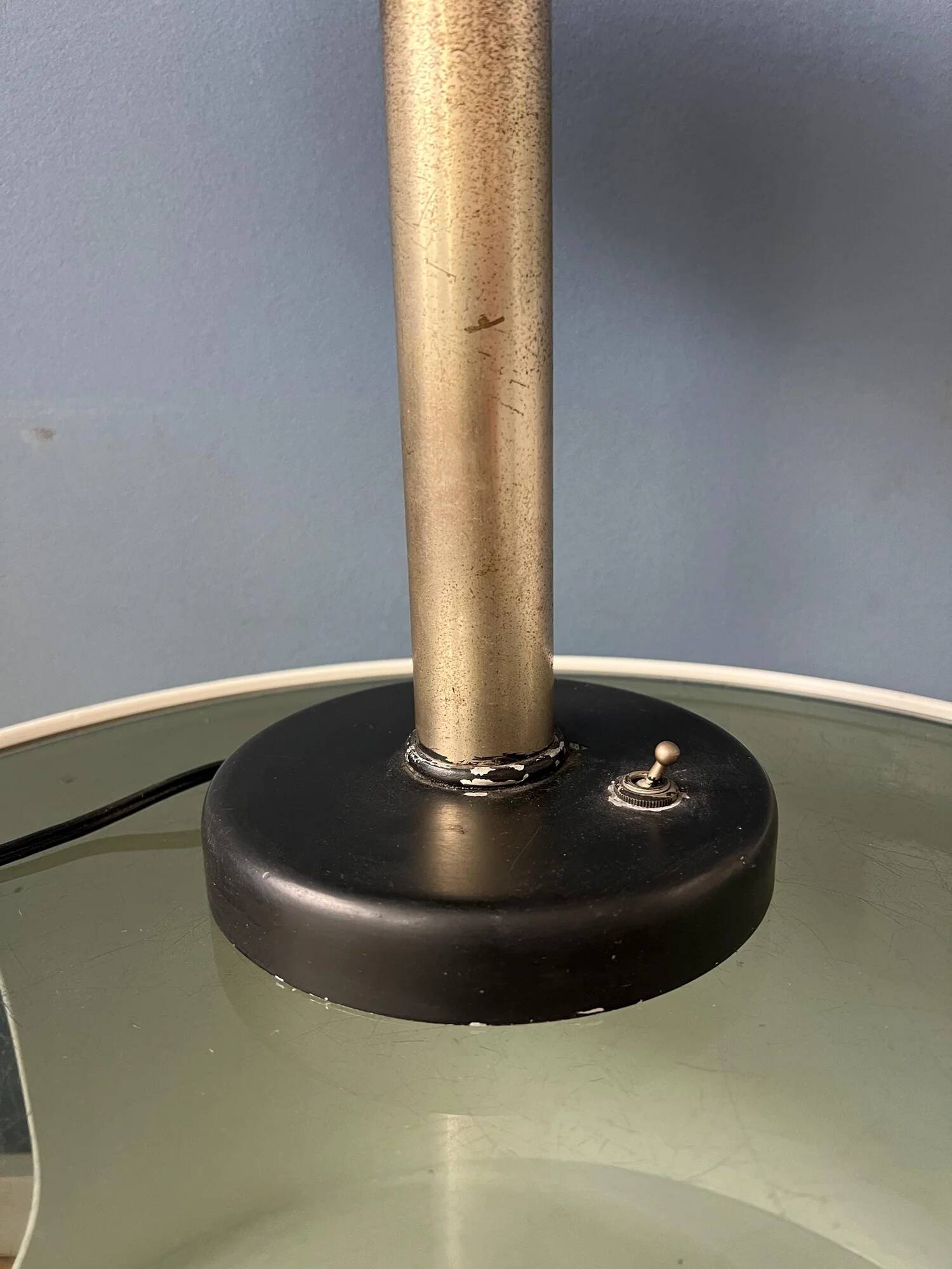 Lampe de bureau Bauhaus noire originale des années 30