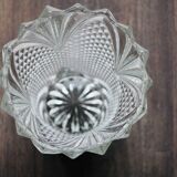 Crystal vase size - Diamond point pattern