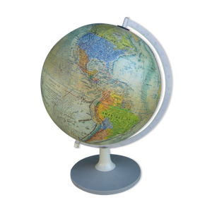 Globe terrestre vintage scan-globe