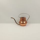 Copper and brass watering can