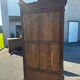 Armoire à glace Napoléon III en placage de loupe