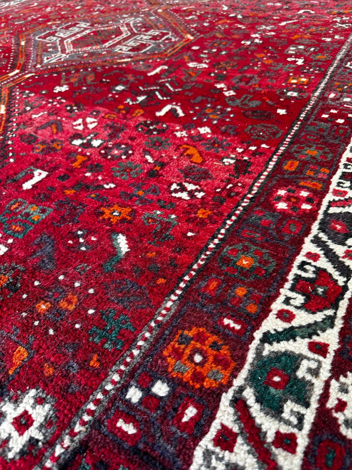 Handmade Persian Shiraz carpet 2m x 3m