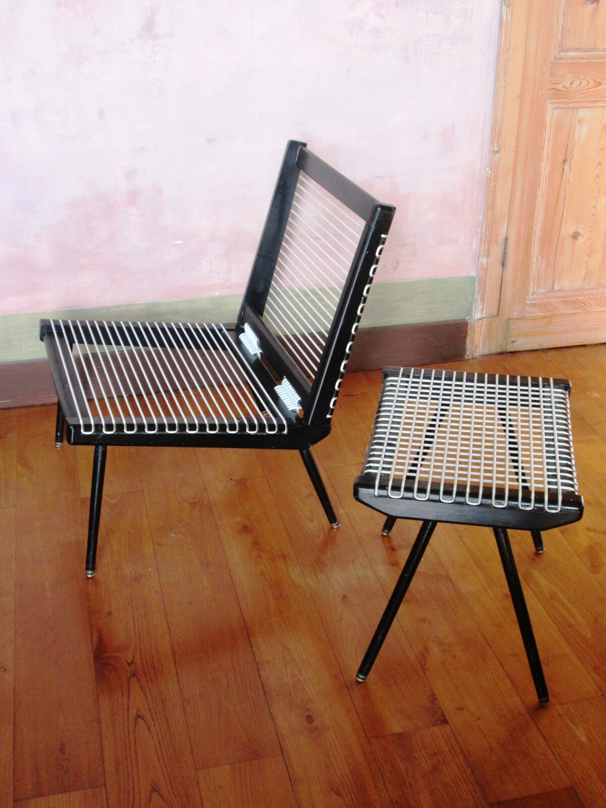 Georges Tigien's armchair and foot rest