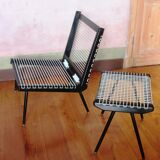 Georges Tigien's armchair and foot rest