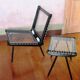 Georges Tigien's armchair and foot rest