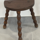 Tripod stools twisted feet
