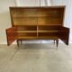 Showcase cabinet vintage wooden storage