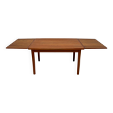 1960s large vintage Danish teak extendable dining table by Vamo Sønderborg