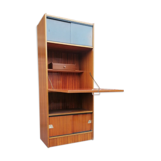 Old furniture secretary showcase vintage teak office