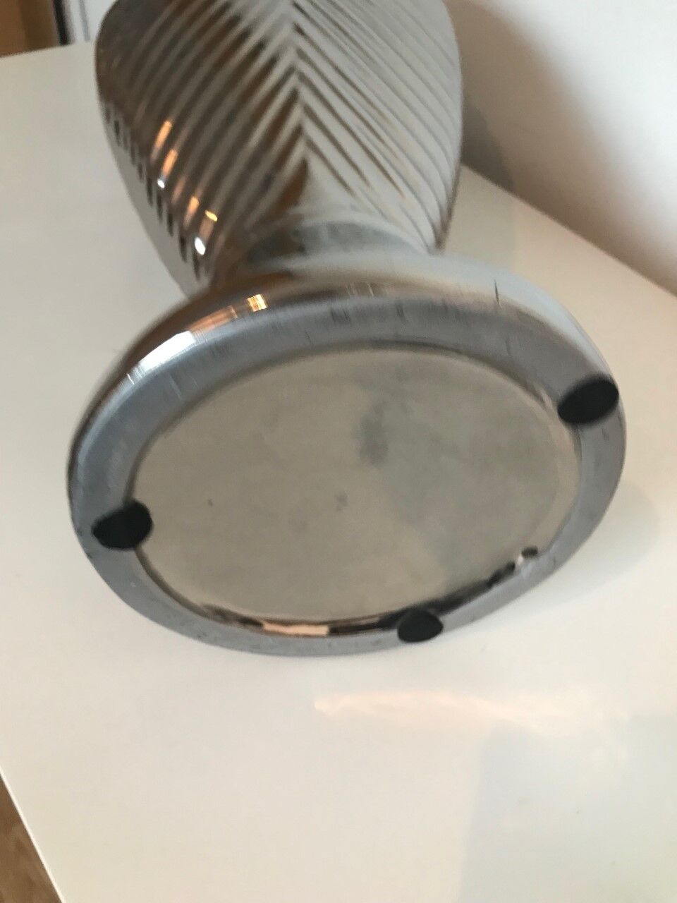 High Art Deco style metallic vase