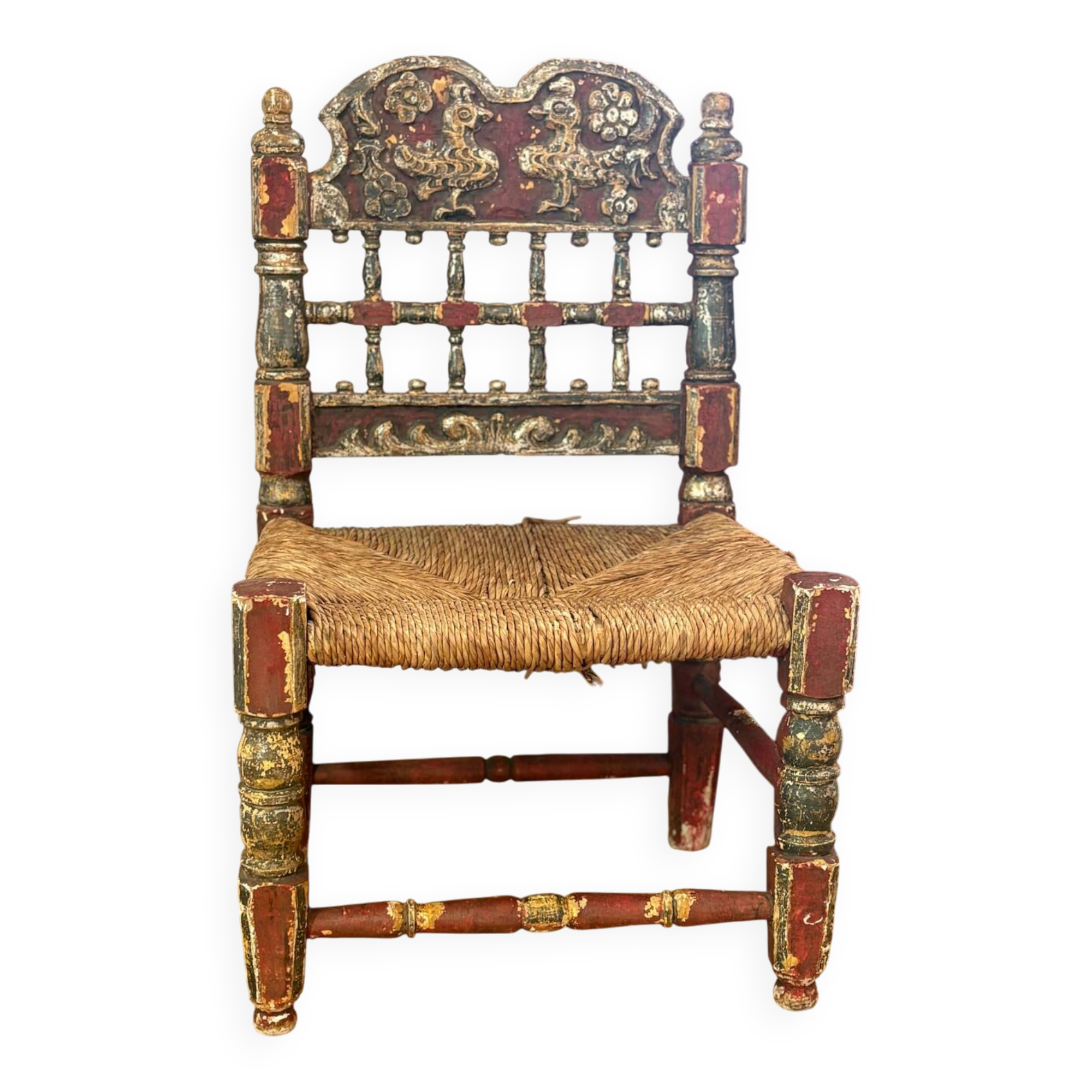 Set of 2 Spanish Armchairs from the 19th Century