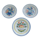 lot de 3 assiettes