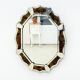 Venetian mirror with flower and foliage decoration, Italy 1960