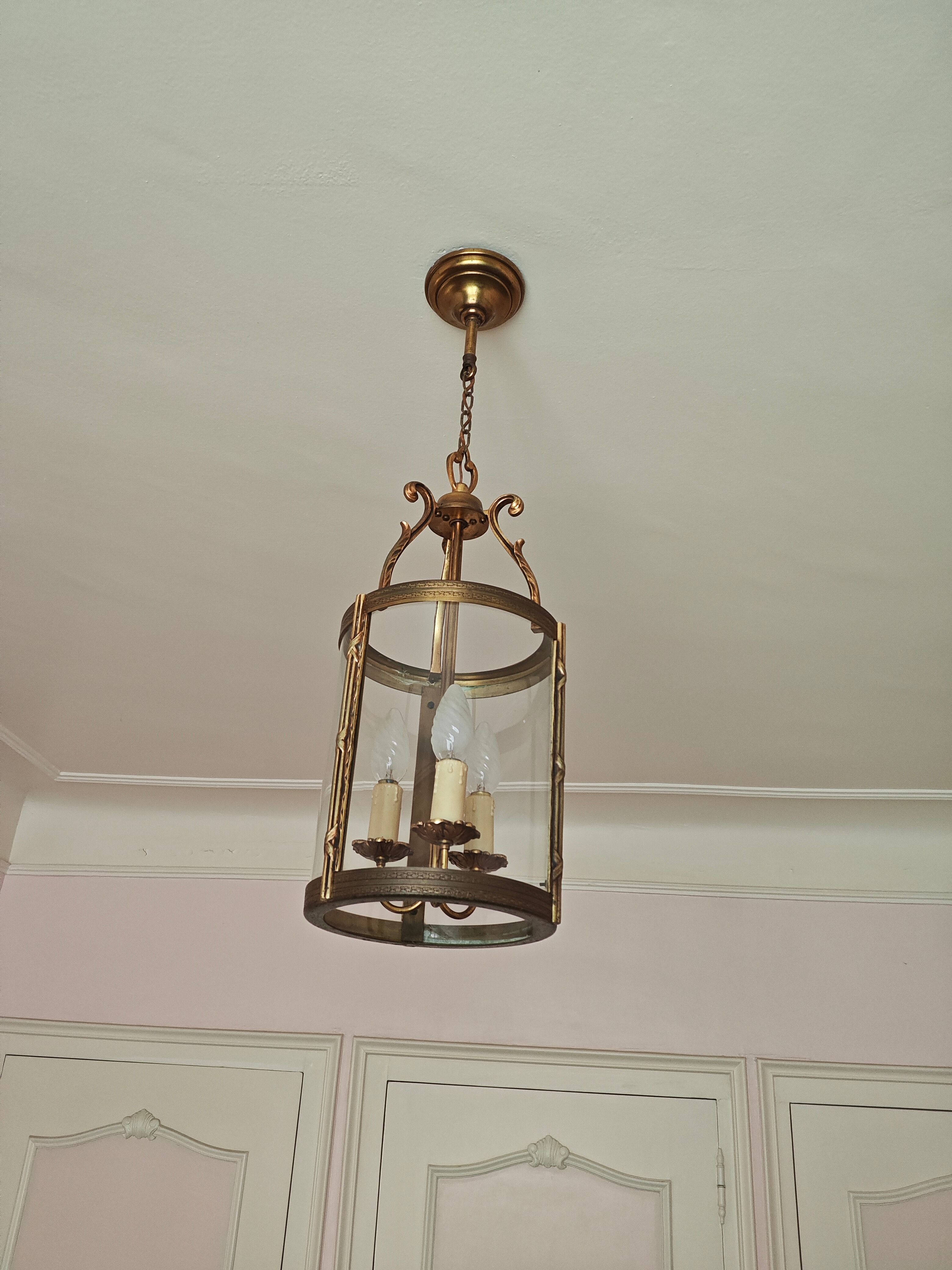 Suspension with 3 lamps