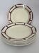 6 flat plates - Badonviller, Louise service