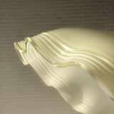 Cream-colored opaline light fixture