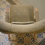 Zig Zag Chair taupe Scandinavian years 50/60